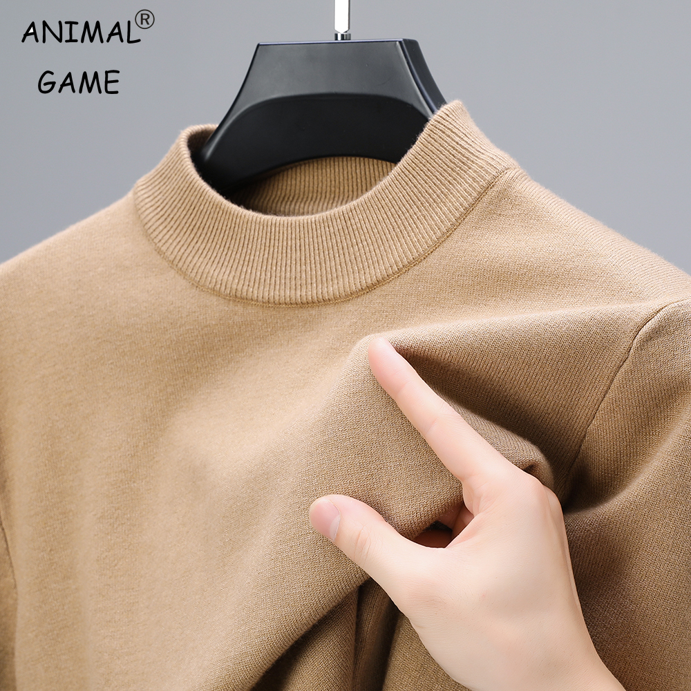 Streetwear Brand - Half Turtleneck Knitwear Sweater New Autumn/Winter
